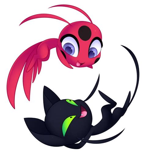 Tikki and Plagg by Scarlet-Spectrum on DeviantArt | Miraculous ladybug ...