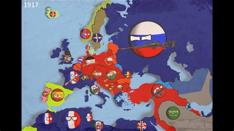 Ww1 Countryballs Map