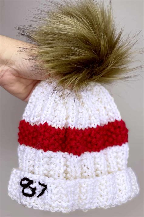 Taylor Swift's 87 Beanie Knitting Pattern - Studio Knit