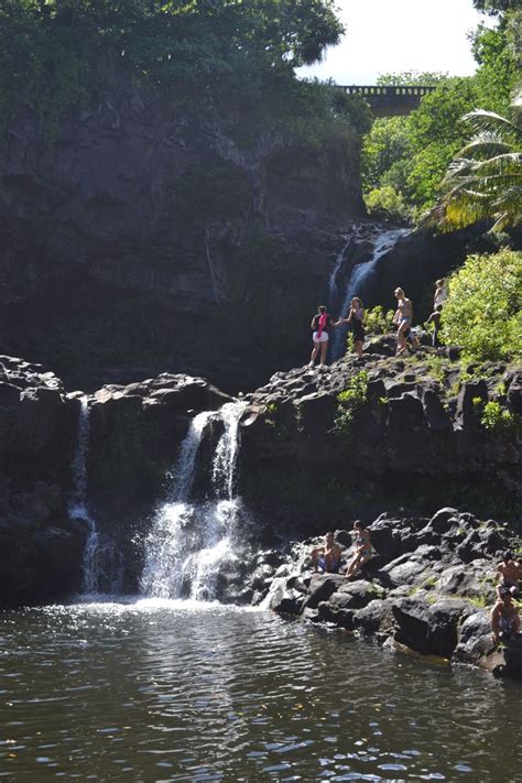 Waterfalls along the road to Hana, Hawaii | Maui travel, Road to hana ...