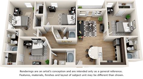 4 Bedroom Apartment Floor Plans, Floor Plan 4 Bedroom, 4 Bedroom Apartments, 4 Bedroom House ...