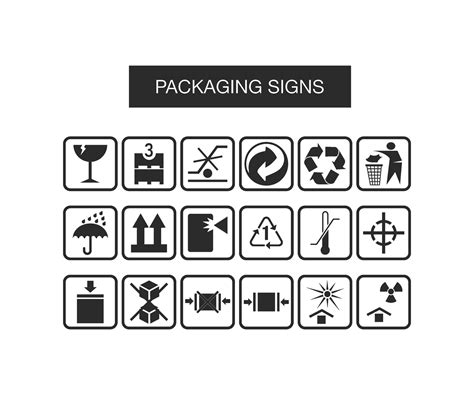 vector illustration of packaging icons set for website and mobile app 2079989 Vector Art at Vecteezy