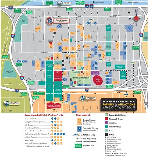 parking map downtown Kansas City Downtown, Central District, Midland ...