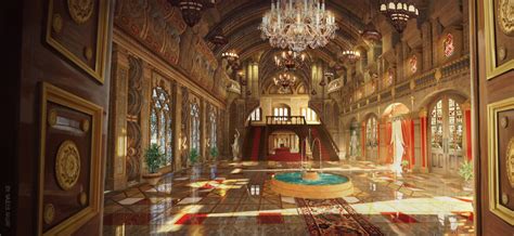 palace by Najeeb-Alnajjar on DeviantArt | Fantasy castle, Fantasy art ...