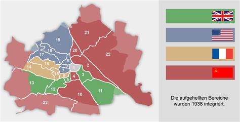 Allied-occupied Austria | Vienna, Vienna map, Austria