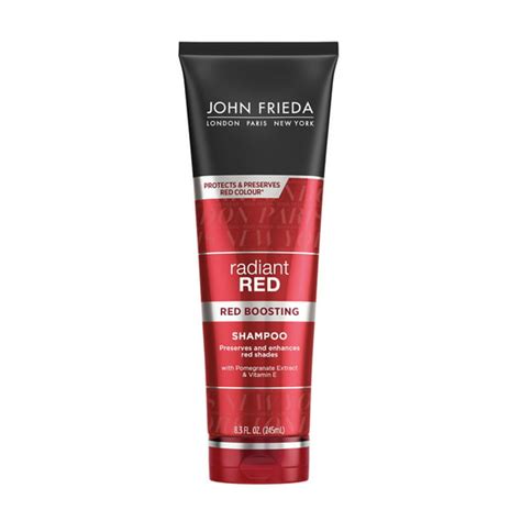 John Frieda Radiant Red Red Boosting Daily Shampoo, Color-Enhancing Shampoo for Red Hair, 8.3 fl ...
