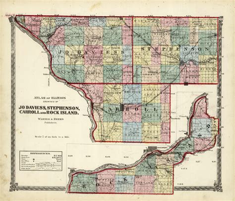 Counties of Jo Daviess, Stephenson, Carroll, and Rock Island, Illinois ...