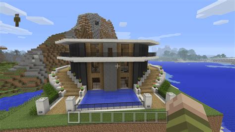 Creative house build what do you guys think? : r/Minecraft