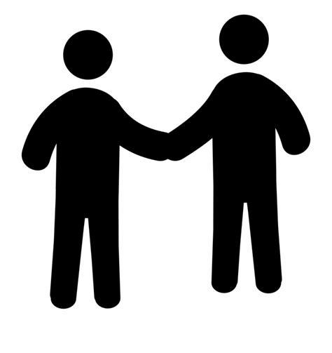 Free People Shaking Hands Silhouette, Download Free People Shaking Hands Silhouette png images ...