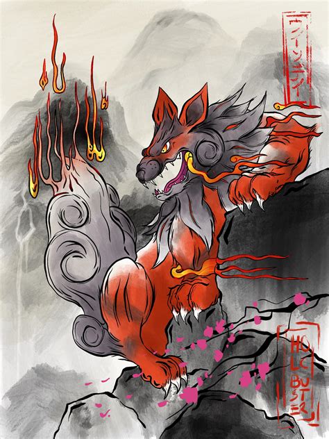 I drew Hisuian Arcanine! Hope you guys like it! : r/pokemon