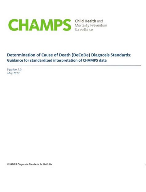 (PDF) Diagnosis Standards for Determining Cause of Death · Kwashiorkor ... Marasmus or ...