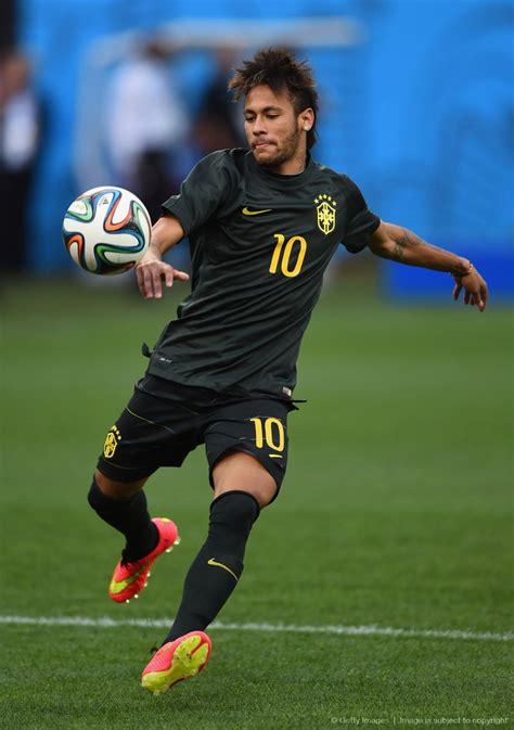 Neymar Jr Kicking A Ball