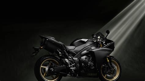 Black sports bike, Yamaha, Yamaha YZF R1, motorcycle, vehicle HD wallpaper | Wallpaper Flare