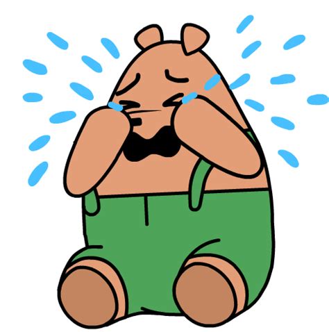 Sob Sobbing Sticker - Sob Sobbing Pantsbear - Discover & Share GIFs