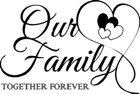 Quote Our Family Together Forever With Hearts Special Buy 2 Quotes And 467 1500x1007 Pixel ...