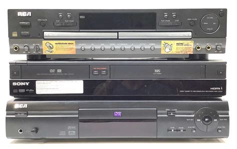 Lot - Rca DVD & CD Players, Sony DVD / VHS Player