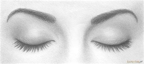 How to Draw Closed Eyes | RapidFireArt | Eye drawing, Closed eye ...