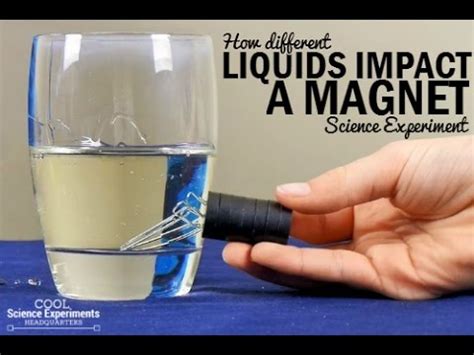 How Liquids Impact a Magnet Experiment Art Integrated Projects and ...