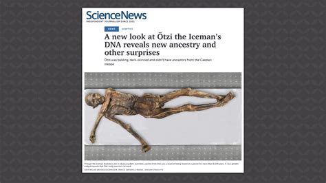 Ötzi the Iceman’s DNA Reveals “Surprises” | Answers in Genesis