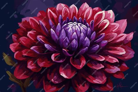 Premium Vector | Watercolor handpainted flower vector art painting illustration