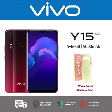 VIVO Y15 2020 (4GB RAM+64GB ROM) @ 1 Year Warranty - 100% Original Malaysia Set | Shopee Malaysia