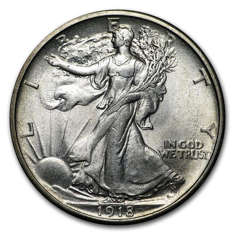 1918 Walking Liberty Half Dollar BU - Walmart.com - Walmart.com