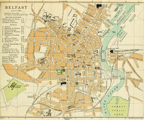 Old map of #Belfast | Belfast map, Belfast city, Belfast northern ireland