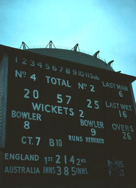 The Oval Scoreboard | The scoreboard. Looking at the state o… | Flickr