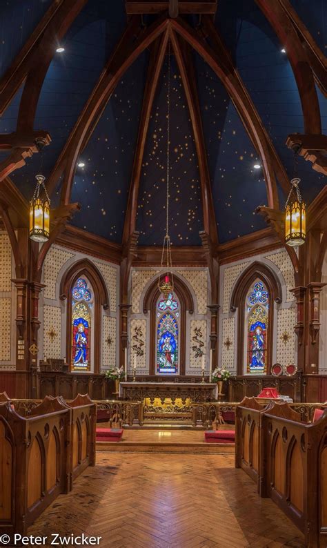 Interior of St. John's Anglican Church Religious Architecture, Church ...