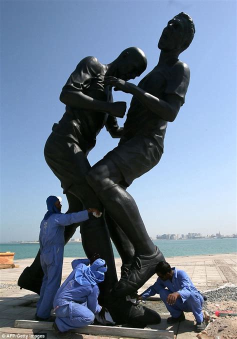 Zidane Headbutt Statue