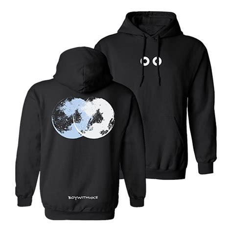 Boywithuke Moon Black Merch Pullover Hoodies New Logo Sweatshirt Men ...