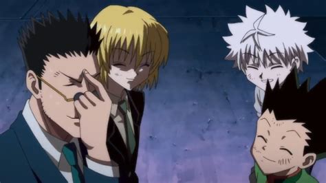 Gon, Killua, Kurapika and Leorio moments English dub Hunter x Hunter ...