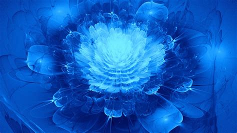 Blue Ice Flower by AzDude on DeviantArt