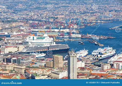 Sea Port of Naples, Italy editorial stock photo. Image of outdoors ...