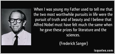 Frederick Sanger Quotes. QuotesGram