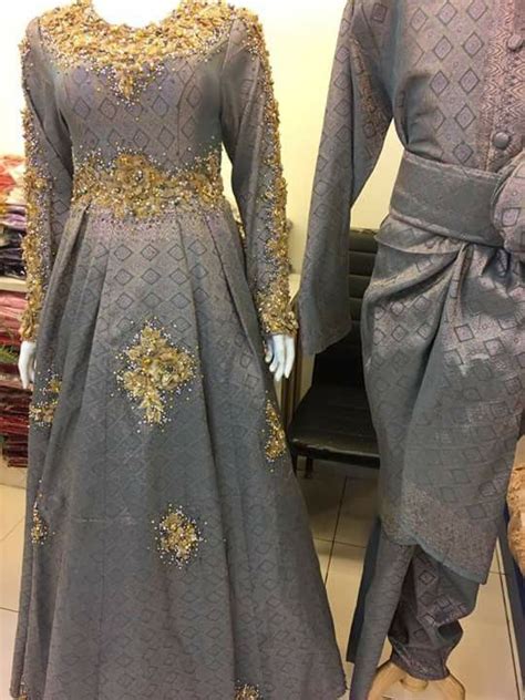 Songket wedding dress | Baju pengantin, Gaun, Pakaian