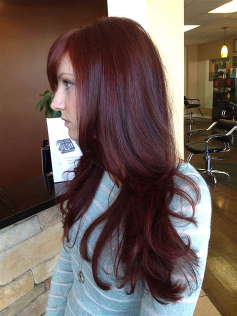 Pin by Claudia Prinz on Hair | Mahagony hair color, Hair styles, Red hair color