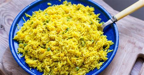 Homemade Yellow Rice With Peas & Corn (Instant Pot Recipe)