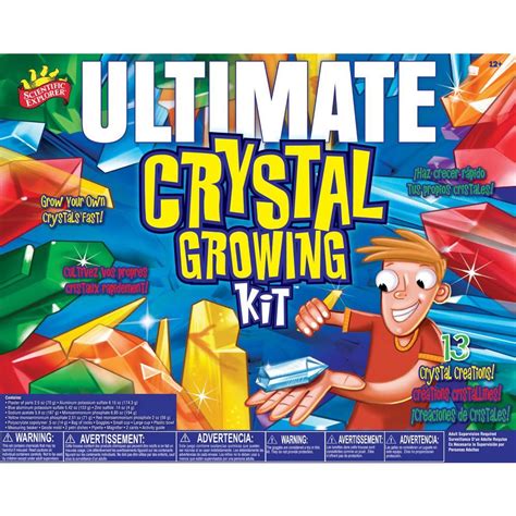 Scientific Explorer Ultimate Crystal Growing Kit-0SA230TL | Science for kids, Crystals for kids ...