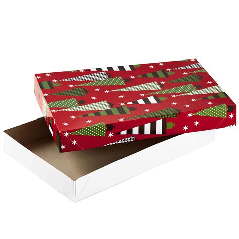 Hallmark Christmas Gift Box Assortment - Pack of 12 Patterned Shirt Boxes with Lids for Wrapping ...