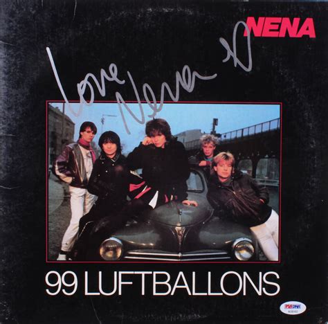 Nena Signed "99 Luftballons" Vinyl Record Album Inscribed "Love" (PSA COA) | Pristine Auction