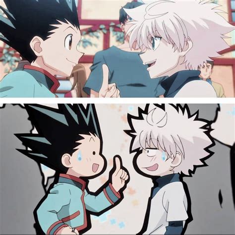 🤍killua & gon💚 | Guida al disegno, Disegni