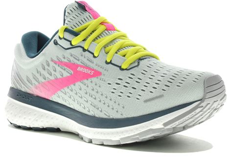 Brooks Ghost 13 W femme Gris/argent pas cher