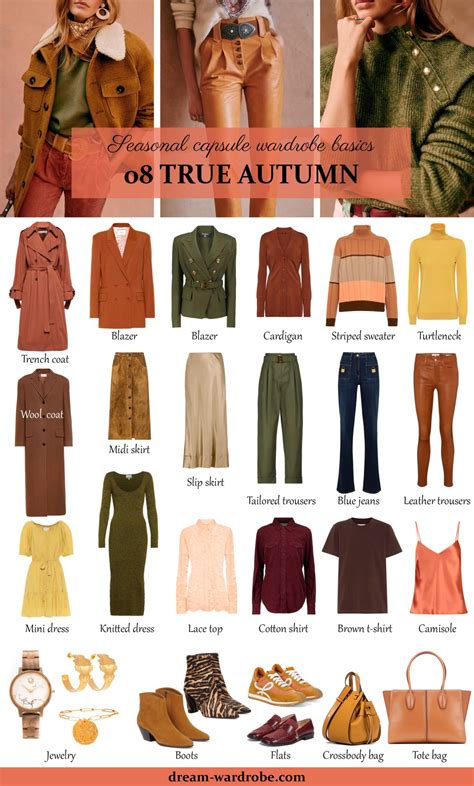 Warm (True) Autumn Color Palette and Wardrobe Guide – Dream Wardrobe