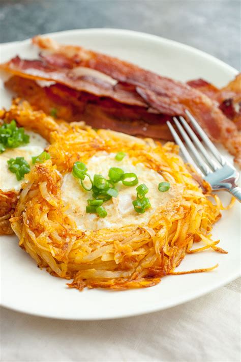 Hash Brown Egg Nests | Recipe | Breakfast recipes easy, Hashbrown recipes, Easter brunch food