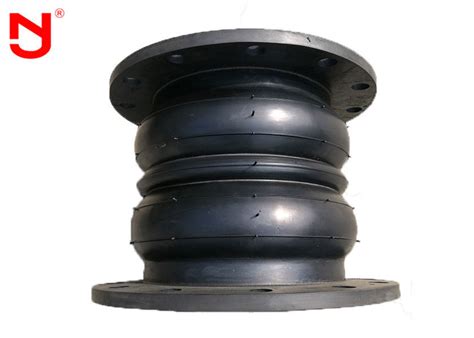 Twin Sphere Rubber Flexible Joint , Rubber Pipe Coupling Connector 0.6-2.5MPa