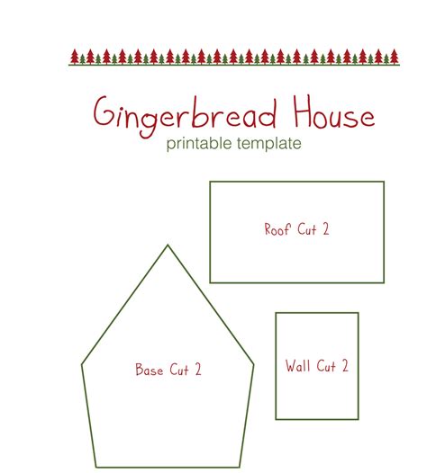 Gingerbread House Templatespatterns