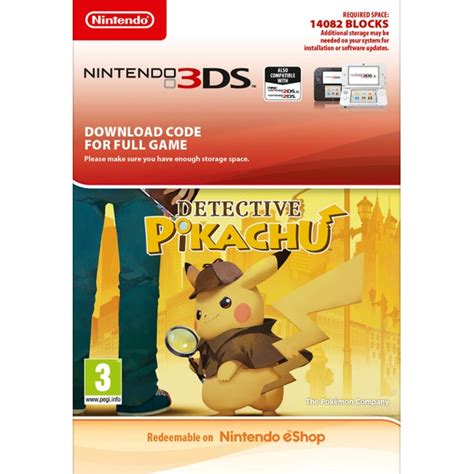 Detective Pikachu 3DS (Digital Download) - Nintendo Digital Downloads