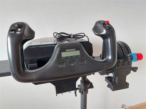 Logitech Flight Yoke System - Includes Yoke, Throttle Quadrant & Stand ...