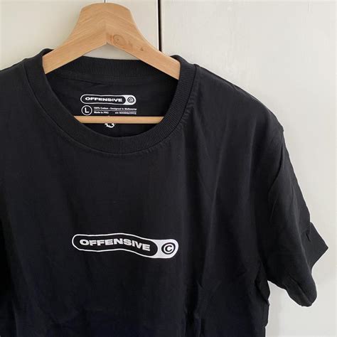 Fitz Offensive Merch black tee Never worn, new in... - Depop